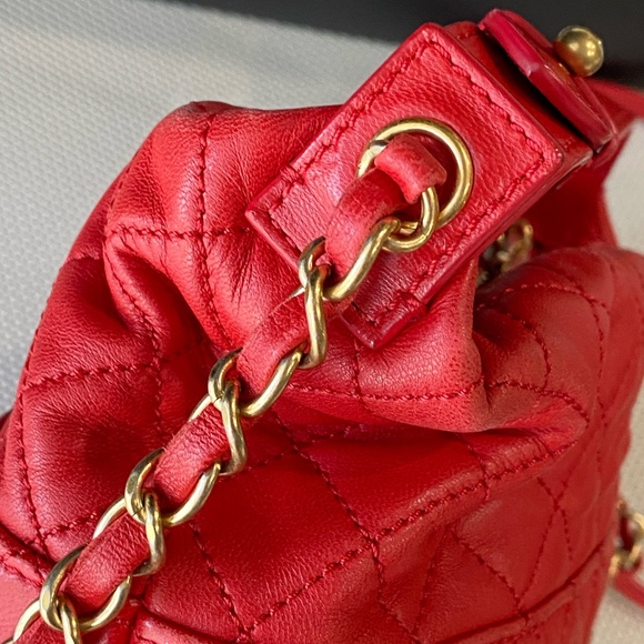 ❤️CHANEL❤️RED TOP HANDLE CROSSBODY FULL SET - Picture 11 of 13